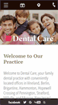 Mobile Screenshot of dentalcareofsouthjersey.com